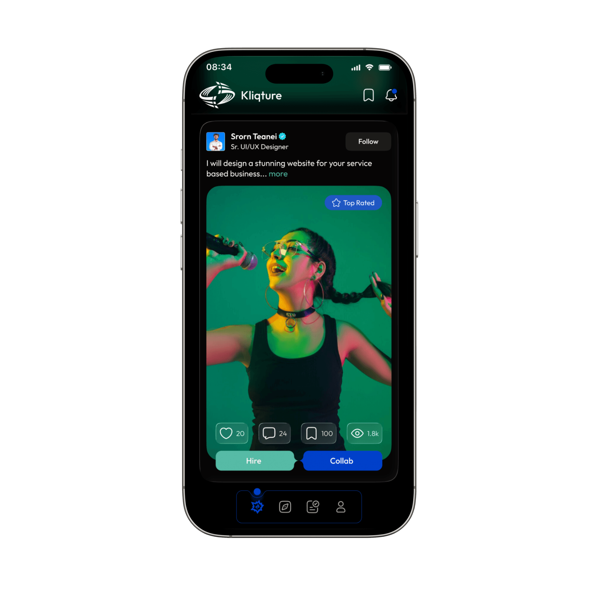 Kliqture creator preview